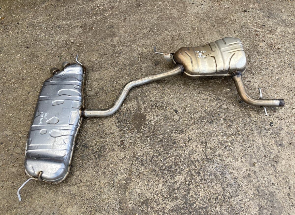 VW 1K6253611AN 1K0120AE Exhaust rear silencer (muffler) VW TOURAN (1T3) (2010-2015)