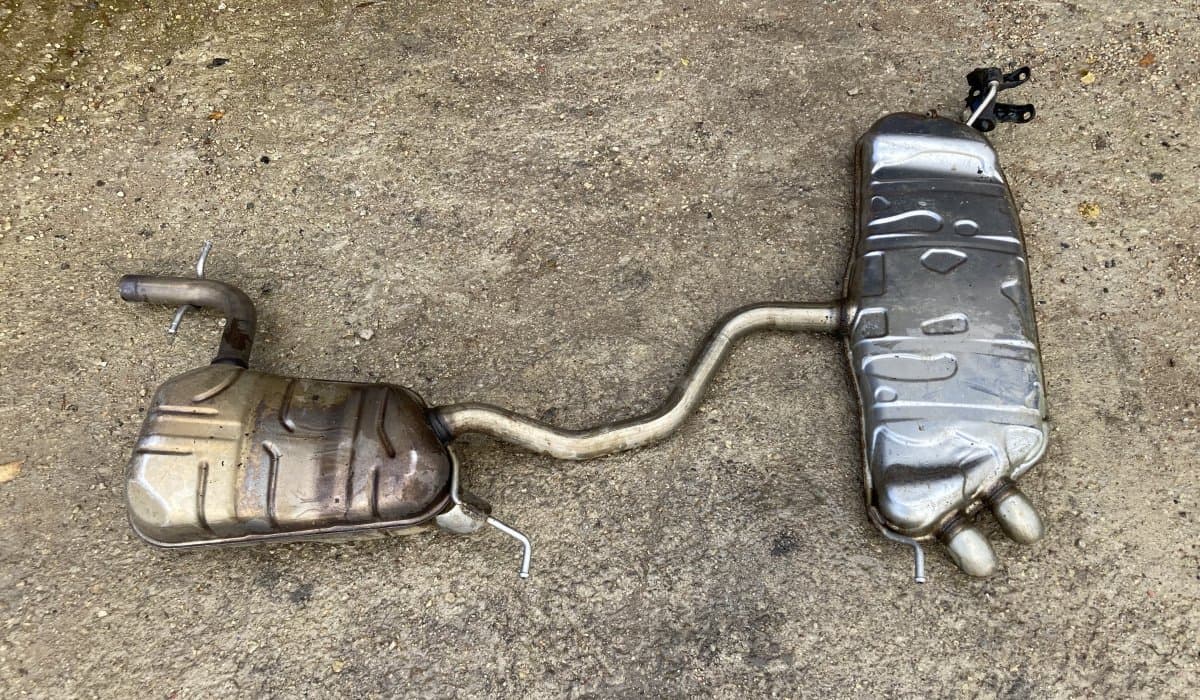 VW 1T0253209AH 1T0253609AR Exhaust rear silencer (muffler) VW TOURAN (1T3) (2010-2015)