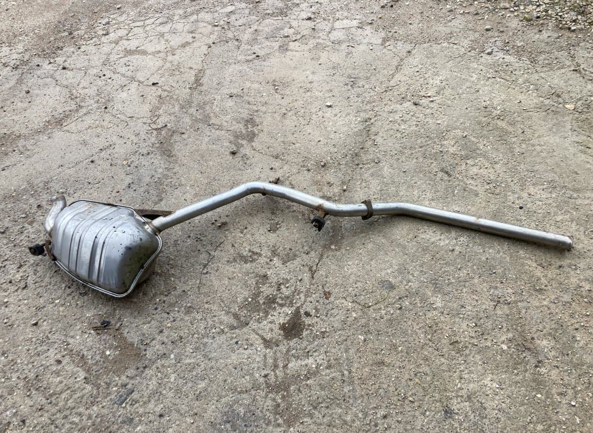 MERCEDES-BENZ 2114910100 SN1527 Exhaust rear silencer (muffler) MERCEDES-BENZ E-CLASS (W211) (2002-2009)