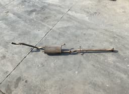 MITSUBISHI 1571B455 1570C521 Exhaust rear silencer (muffler) MITSUBISHI L200 V / TRITON (KJ, KK, KL) (2014-2023) — thumbnail 1