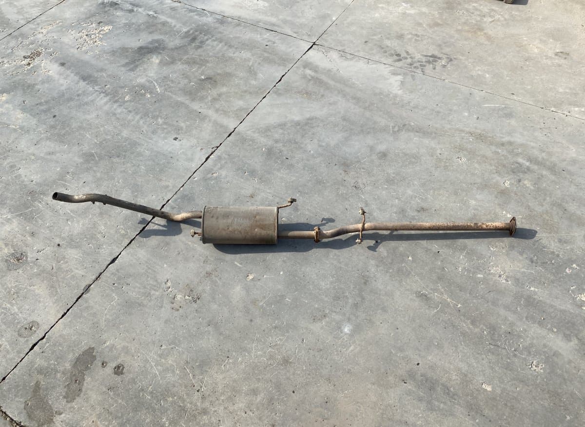 MITSUBISHI 1571B455 1570C521 Exhaust rear silencer (muffler) MITSUBISHI L200 V / TRITON (KJ, KK, KL) (2014-2023)