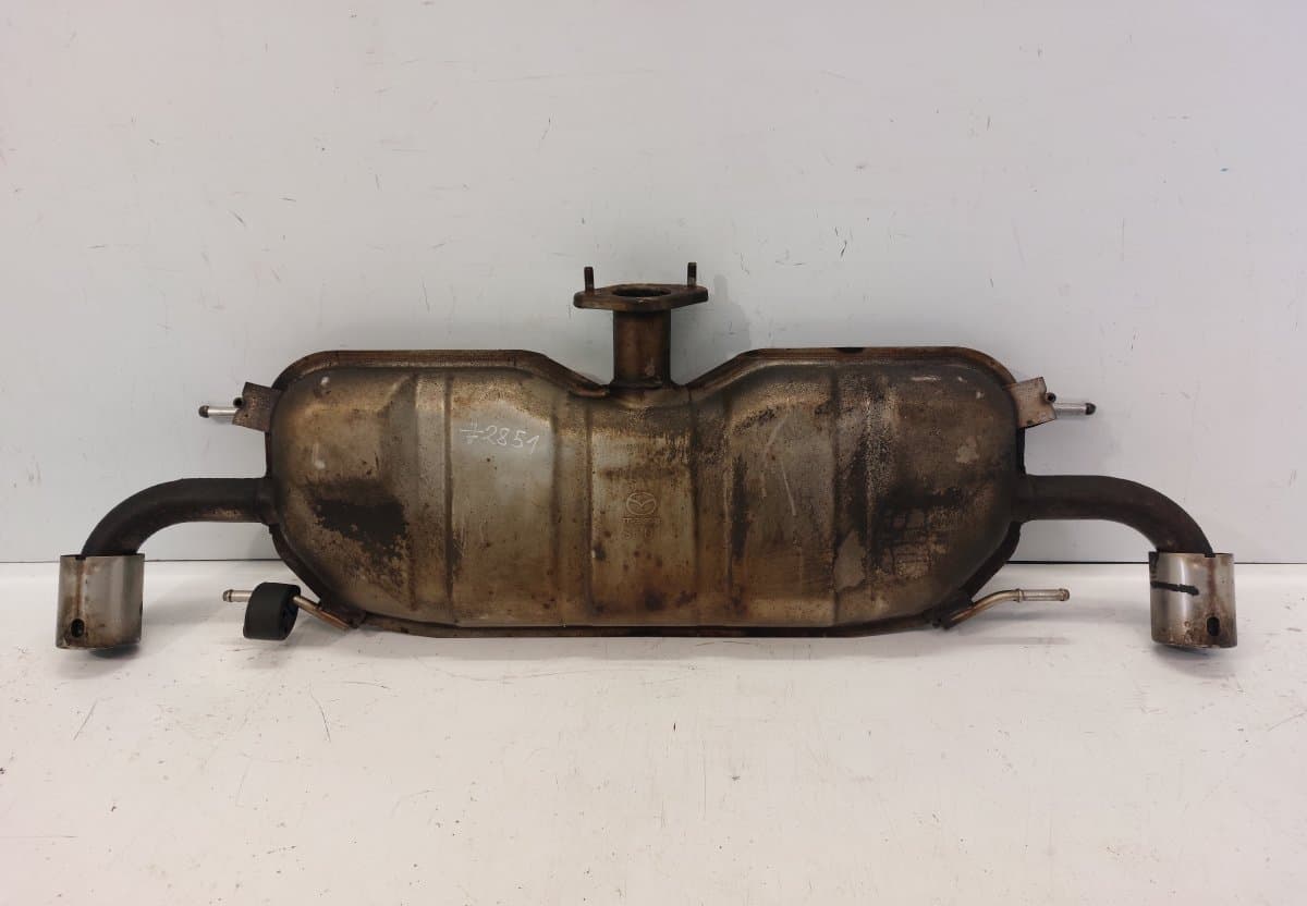 MAZDA PEB4-40-100B PEB440100B Exhaust rear silencer (muffler) MAZDA 3 III (BM) (2013-2018)