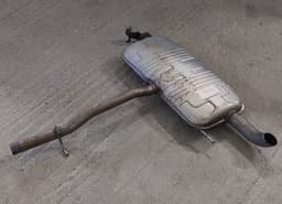 VW 7N0253611M 7N0120D Exhaust rear silencer (muffler) VW SHARAN II (7N) (2010-2022) — thumbnail 1
