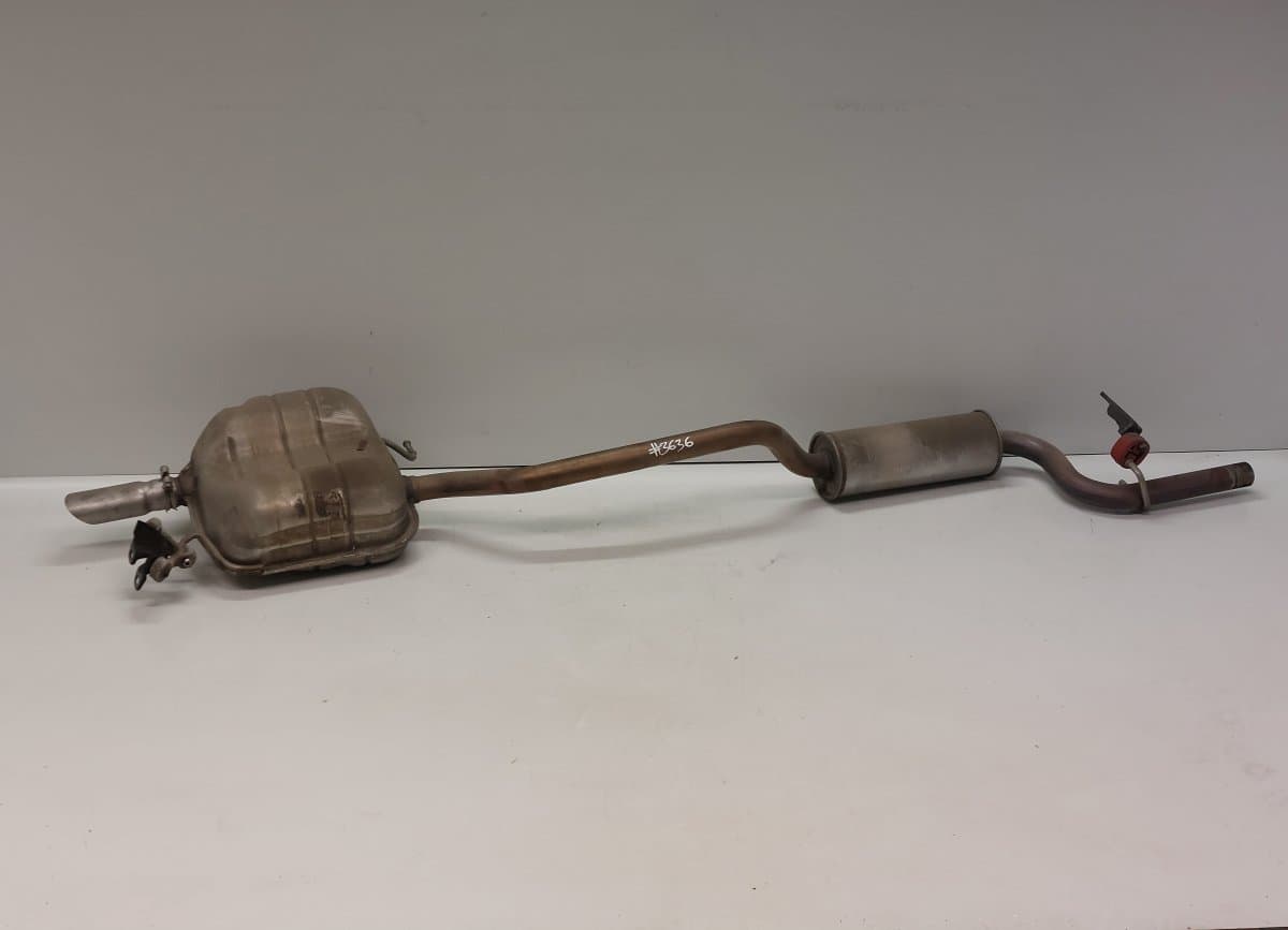 VW 3C0253411BC 3AA253611D 3C0119R 3AA120B Exhaust rear silencer (muffler) VW PASSAT B7 / ALLTRACK (2010-2015)