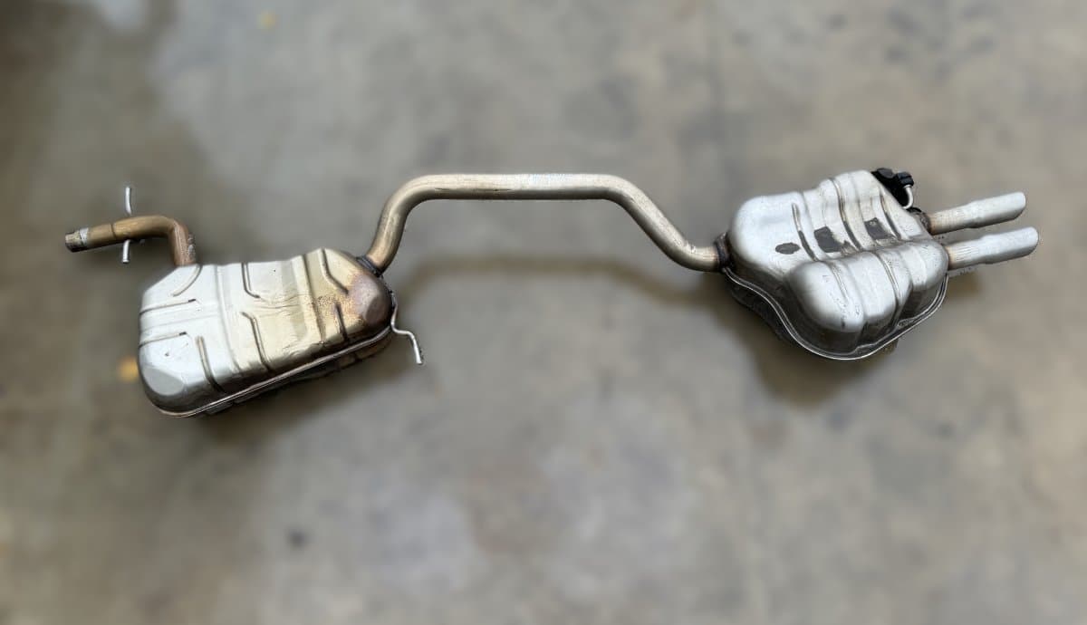 VW 1K0253411BM 1K0120N Exhaust rear silencer (muffler) VW GOLF VI (5K) (2008-2013)