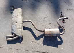 VW 1K0119AT 1K0253411 5K6253609S Exhaust rear silencer (muffler) VW GOLF VI (5K) (2008-2013) — thumbnail 2