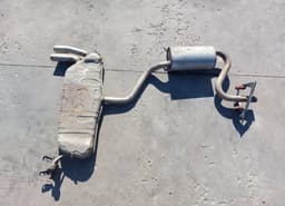 VW 1K0119AT 1K0253411 5K6253609S Exhaust rear silencer (muffler) VW GOLF VI (5K) (2008-2013) — thumbnail 1