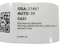 MERCEDES-BENZ A6394701494 A6394701694 A6394701794 Fuel delivery pump MERCEDES-BENZ VITO / VIANO (W639) (2003-2014) — thumbnail 4