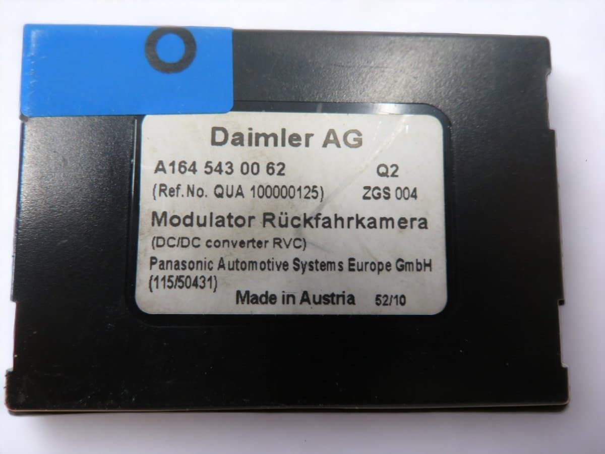 MERCEDES-BENZ A1645430062 Camera control unit MERCEDES-BENZ E-CLASS (W212) (2009-2016)