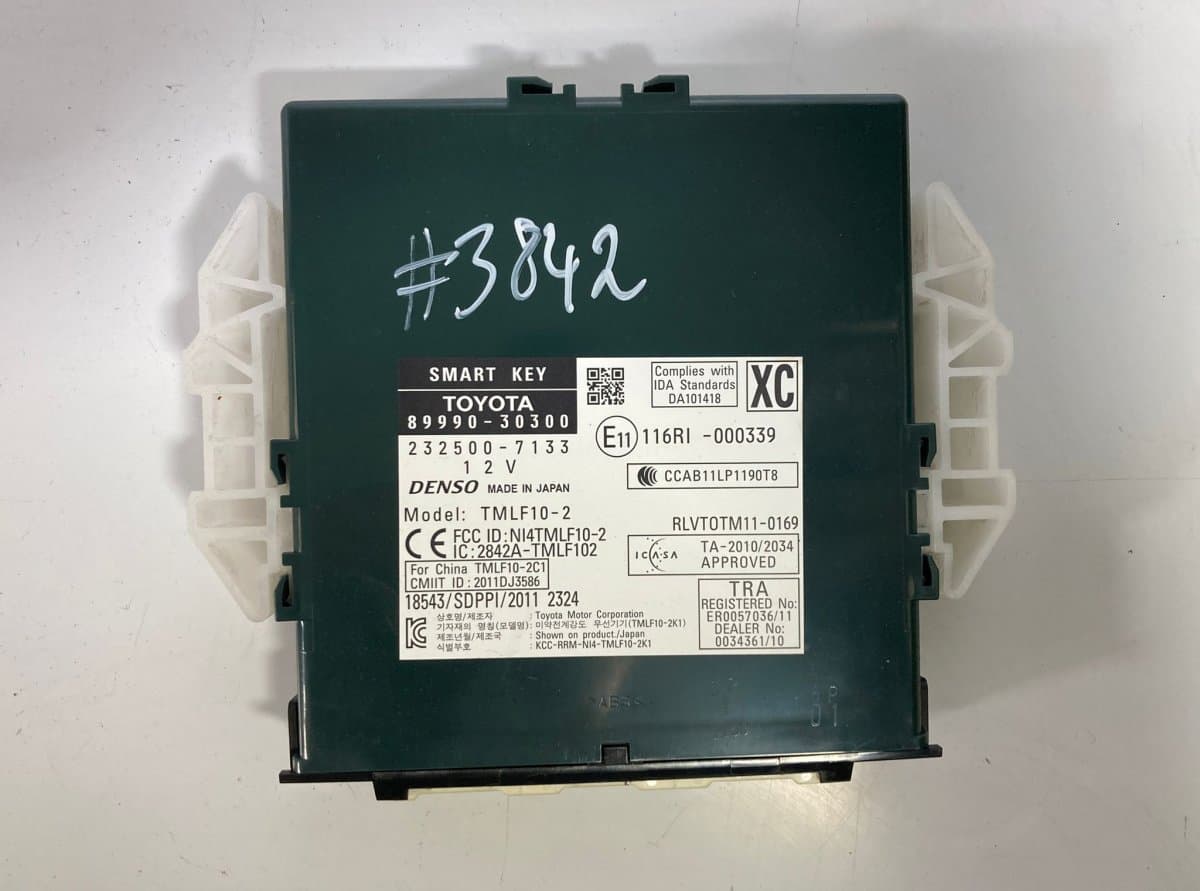 LEXUS 8999030300 2325007133 116RI000339 RLVTOTM110169 NI4TMLF102 2842ATMLF102 Central Locking Control Unit LEXUS GS IV (2011-2020)