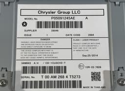 JEEP P05091245AE 05091245AE CD Changer JEEP GRAND CHEROKEE IV (WK, WK2) (2010-2021) — thumbnail 3