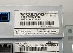 VOLVO 31382065 31382065AE 78HL133930135AAA 78HL13-3930135-AAA Dash screen VOLVO XC60 I (2008-2017) — thumbnail 2