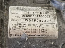 SUBARU 73111FE030 A4201101A0002 AC / aircon Compressor SUBARU IMPREZA (GD, GG) (2000-2008) — thumbnail 2