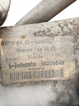 BMW 64129250301 9250301 Auxiliary / pakring heater (webasto) BMW 7 (F01, F02) (2008-2016) — thumbnail 9
