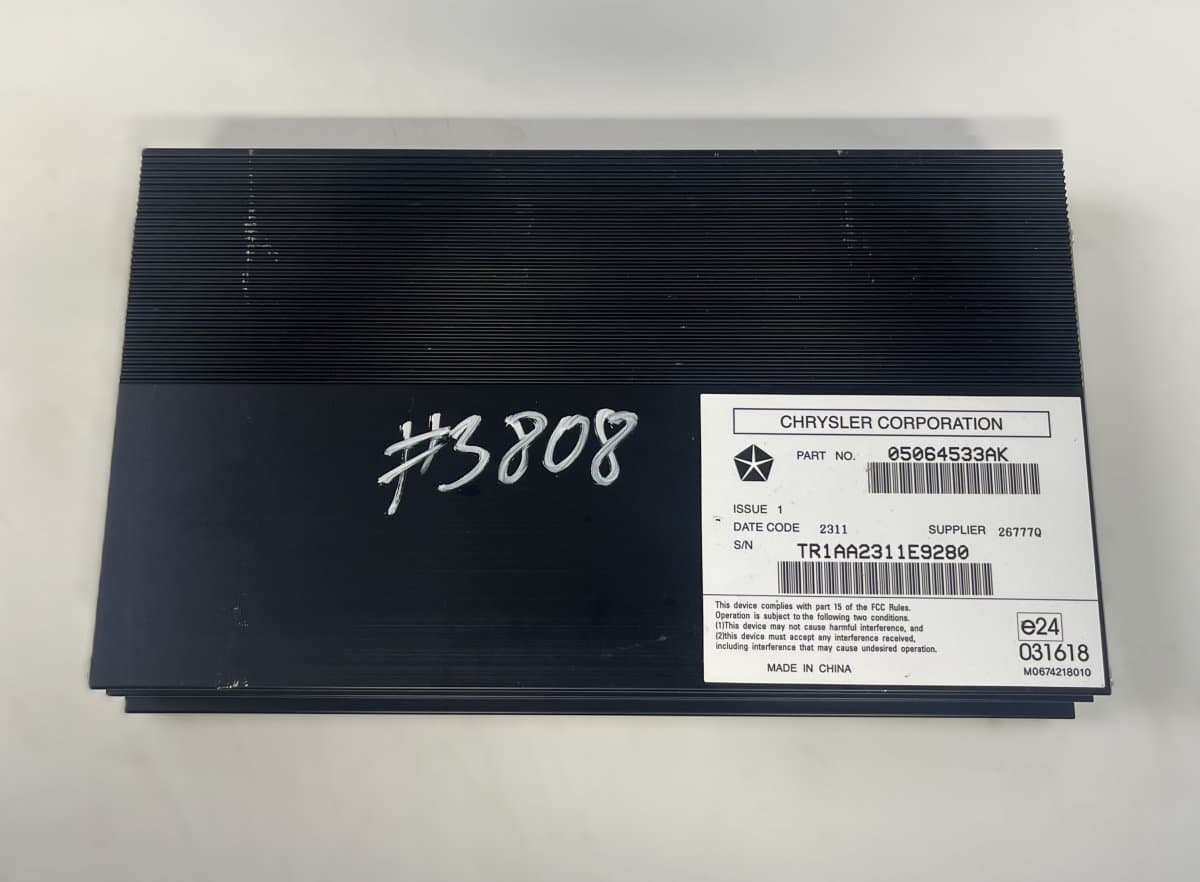 JEEP 05064533AK Audio amplifier JEEP GRAND CHEROKEE IV (WK, WK2) (2010-2021)