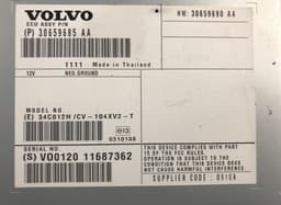 VOLVO 30659685AA 34C012H 104XV2 Audio amplifier VOLVO S60 II / V60 I (2010-2018) — thumbnail 5