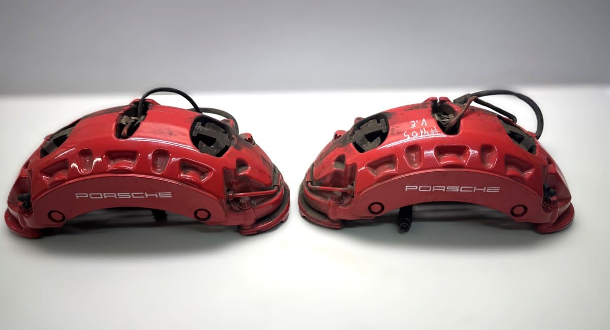 PORSCHE 95535142270 95535142170 Brake caliper Front right PORSCHE CAYENNE I (2002-2010)