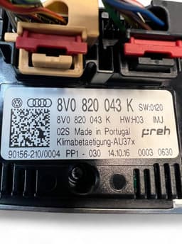 AUDI 8V0820043K Heater control panel AUDI Q2 (GA) (2016-) — thumbnail 8