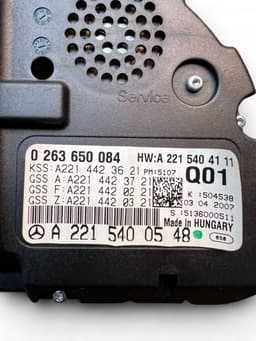 MERCEDES-BENZ 0263650084 A2214423621 A2214423721 A2214420221 A2214420321 A2215400548 2214423621 2214423721 2214420221 2214420321 2215400548 Instrument Cluster MERCEDES-BENZ S-CLASS (W221) (2005-2013) — thumbnail 9