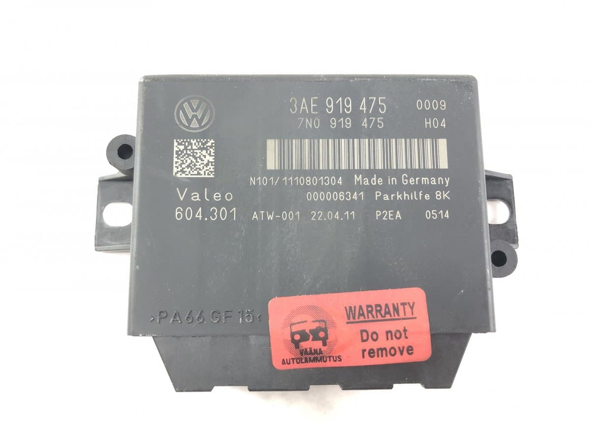 VW 604301 604.301 305298 Parking Aid Control Unit VW PASSAT B7 / ALLTRACK (2010-2015)