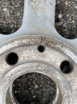 MERCEDES-BENZ 8JX17 ET43 D66.6 5X112 Spare wheel MERCEDES-BENZ C-CLASS (W204) (2007-2013) — thumbnail 3