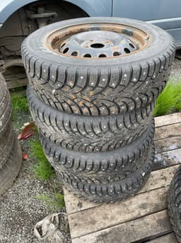 NISSAN 5.5JX15 ET45 D60.1 4X100 Rim set With Tyres 4 pcs NISSAN NOTE I (E11) (2005-2012) — thumbnail 2