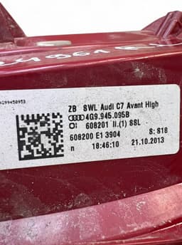 AUDI 4G9945095B Tail light left AUDI A6 / A6 ALLROAD (C7, 4G) (2010-2018) — thumbnail 8