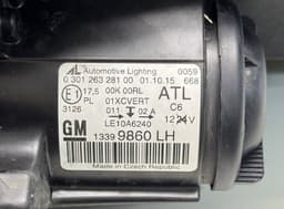 OPEL 13399860 030126328100 Headlight left OPEL ZAFIRA TOURER C (P12) (2011-2019) — thumbnail 6