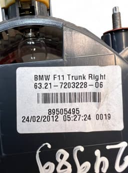 BMW 63217203228 7203228 Inner tail light, right BMW 5 (F10, F11) (2010-2017) — thumbnail 7