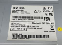 KIA 96560F1500WK Radio KIA SPORTAGE IV (QL) (2015-2021) — thumbnail 4