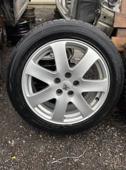 PEUGEOT 7.5JX17 ET45 D65.1 5X108 Rim set With Tyres 4 pcs PEUGEOT 607 (9D, 9U) (2000-2010) — thumbnail 5