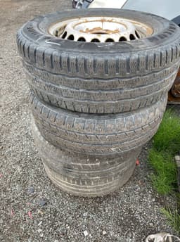 VW 6.5JX16 ET62 D84.1 6X130 Rim set With Tyres 4 pcs VW CRAFTER I (2E) (2006-2016) — thumbnail 2