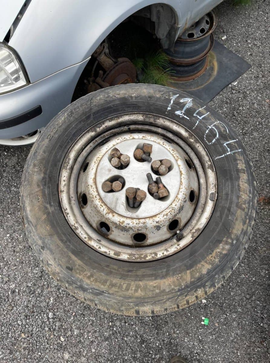 6.5JX16 ET68 D74.1 6X125 Rim set With Tyres 4 pcs IVECO DAILY III (1999-2006)