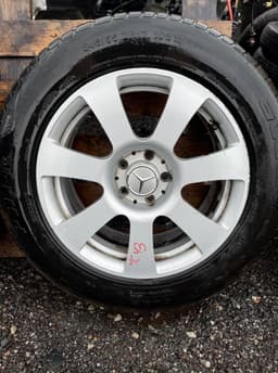 MERCEDES-BENZ 8JX17 ET43 D66.6 5X112 Rim set With Tyres 4 pcs MERCEDES-BENZ C-CLASS (W204) (2007-2013) — thumbnail 3