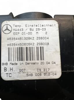 MERCEDES-BENZ 6394461328 A6394450605 A6394461328 6394450605 A6394450605KZ Heater control panel MERCEDES-BENZ VITO / VIANO (W639) (2003-2014) — thumbnail 8