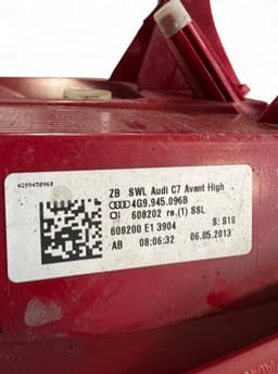 AUDI 4G9945096B Tail light, right AUDI A6 / A6 ALLROAD (C7, 4G) (2010-2018) — thumbnail 7