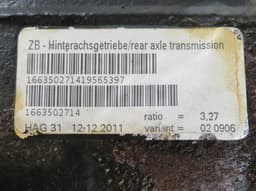 MERCEDES-BENZ A1663502714 Rear axle differential MERCEDES-BENZ ML-CLASS (W166) (2011-2015) — thumbnail 6