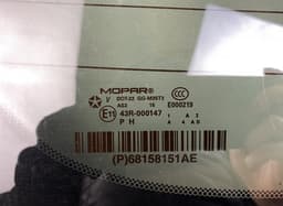 JEEP 68211614AA Rear Window glass JEEP GRAND CHEROKEE IV (WK, WK2) (2010-2021) — thumbnail 2