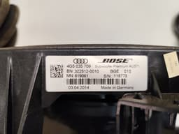 AUDI 4G5035709 4G0035411 4G0035454 4G5035402 4G0035453 4G0035399 4G0035298 4G0035297 Set of loudspeakers AUDI A6 / A6 ALLROAD (C7, 4G) (2010-2018) — thumbnail 3
