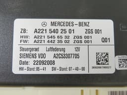MERCEDES-BENZ A2215402501 Suspension Control Unit MERCEDES-BENZ S-CLASS Coupe (C216) (2006-2013) — thumbnail 2