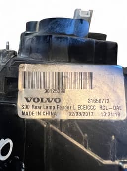 VOLVO 31656773 Tail light left VOLVO S90 / V90 (2016-) — thumbnail 9