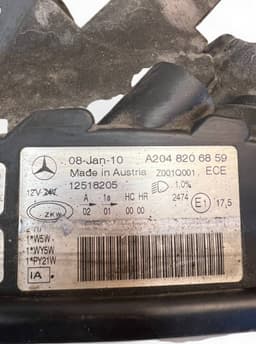 MERCEDES-BENZ A2048206859 2048206859 Headlight left MERCEDES-BENZ GLK-CLASS (X204) (2008-2015) — thumbnail 8