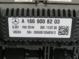 MERCEDES-BENZ A1669008203 A1669008821 Heater control panel MERCEDES-BENZ ML-CLASS (W166) (2011-2015) — thumbnail 6