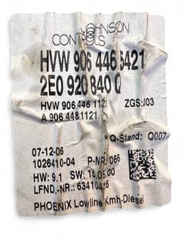 VW HVW9064465421 9064465421 2E0920840Q 2E0920840Q HVW9064461121 9064461121 A9064481121 9064481121 Instrument Cluster VW CRAFTER I (2E) (2006-2016) — thumbnail 7
