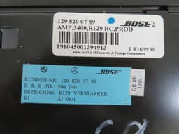 MERCEDES-BENZ A1298200789 1298200789 Audio amplifier MERCEDES-BENZ SL-CLASS (R129) (1989-2001) — thumbnail 3