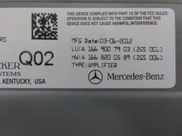 MERCEDES-BENZ A1669007903 A1669008612 Audio amplifier MERCEDES-BENZ ML-CLASS (W166) (2011-2015) — thumbnail 4