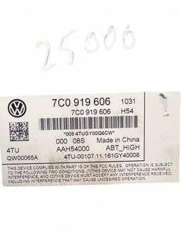 VW 7C0919606 7C0919606A 7C0919606C QW00065A QW00065B AAH54000 AAH55000 Dash screen VW TIGUAN II (AD, BW) (2016-2024) — thumbnail 7