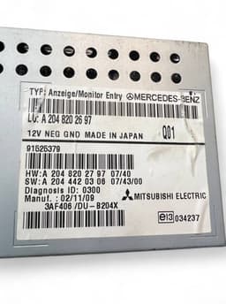 MERCEDES-BENZ A2048202797 A2048202697 A2044420306 2048202797 2048202697 2044420306 Dash screen MERCEDES-BENZ GLK-CLASS (X204) (2008-2015) — thumbnail 7