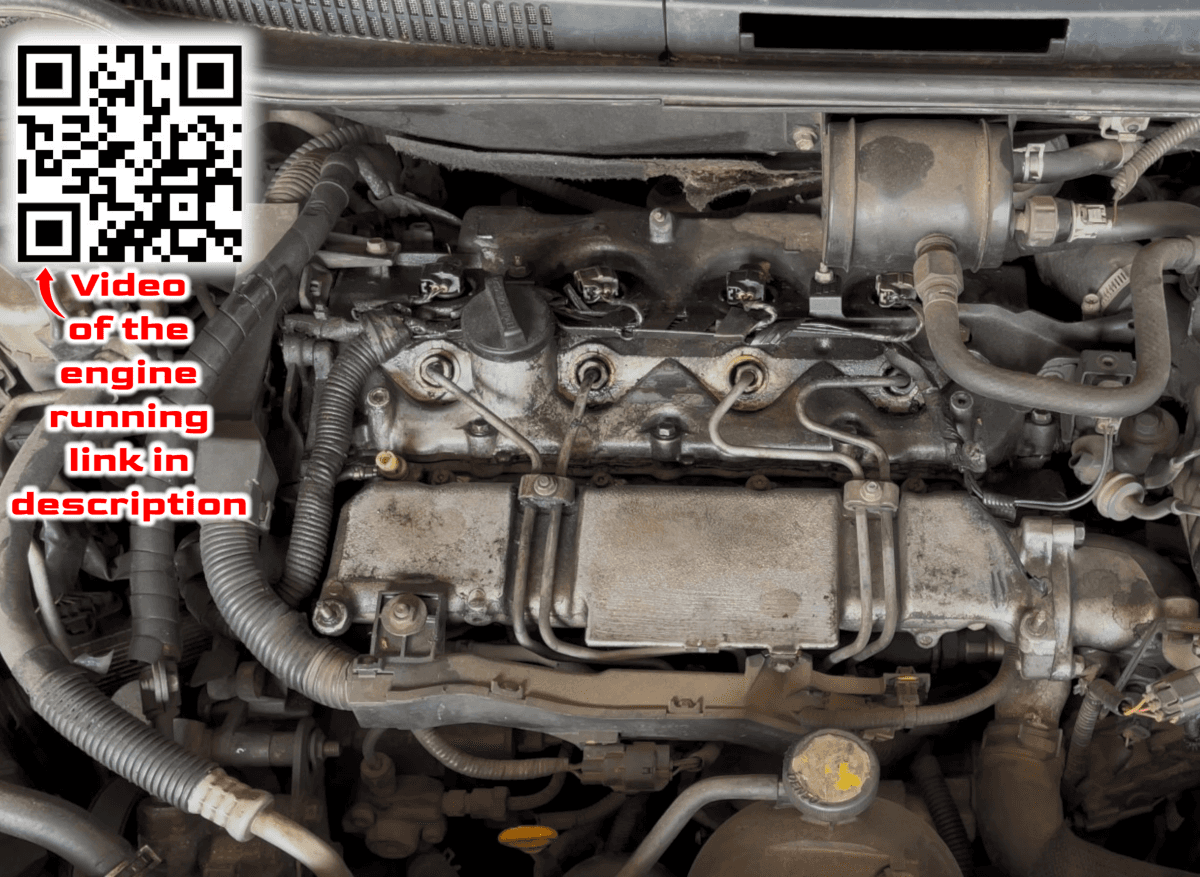 190000G010 1900027280 Engine TOYOTA COROLLA Verso II (AR10) (2004-2009)