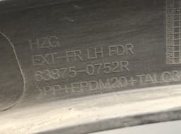 RENAULT 638750752R Fender Flare Front Left RENAULT KOLEOS II (2016-2023) — thumbnail 3